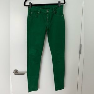 Green 7 For All Mankind “The Skinny”